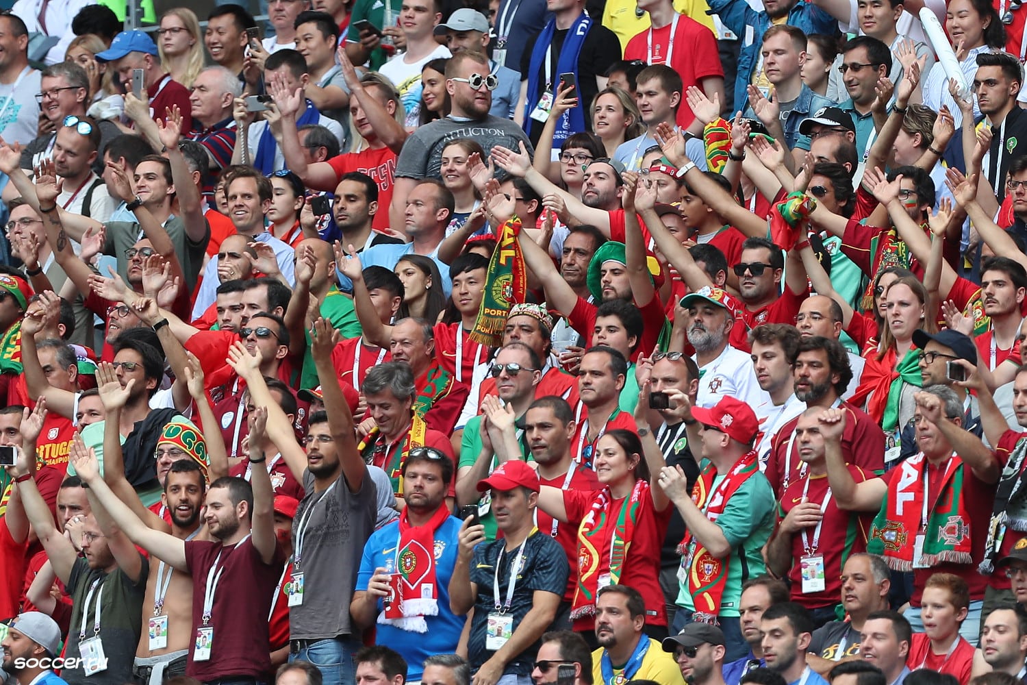 Portugal fans